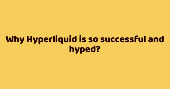 Why Hyperliquid is so successful and hyped?